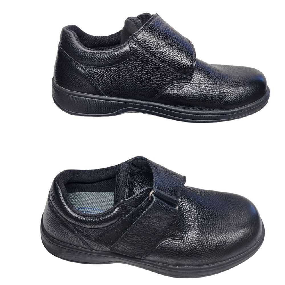 Ortho feet‎ Mens  X-Wide Leather  Shoes Size 11 Black